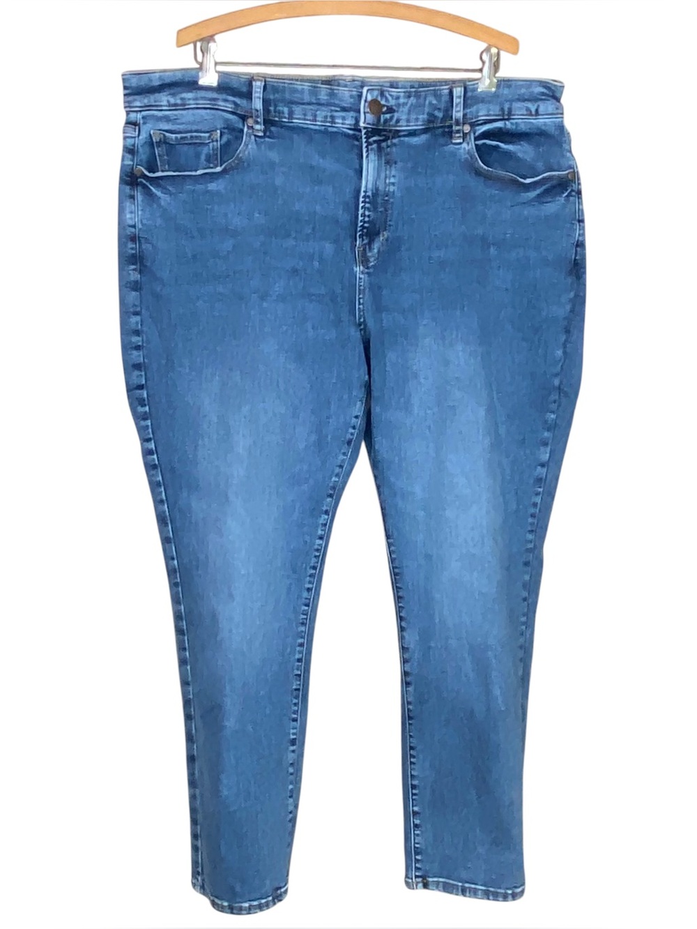 a.n.a High Rise Straight Denim Jeans Plus Size 20W 5 Pocket Design Straight Leg